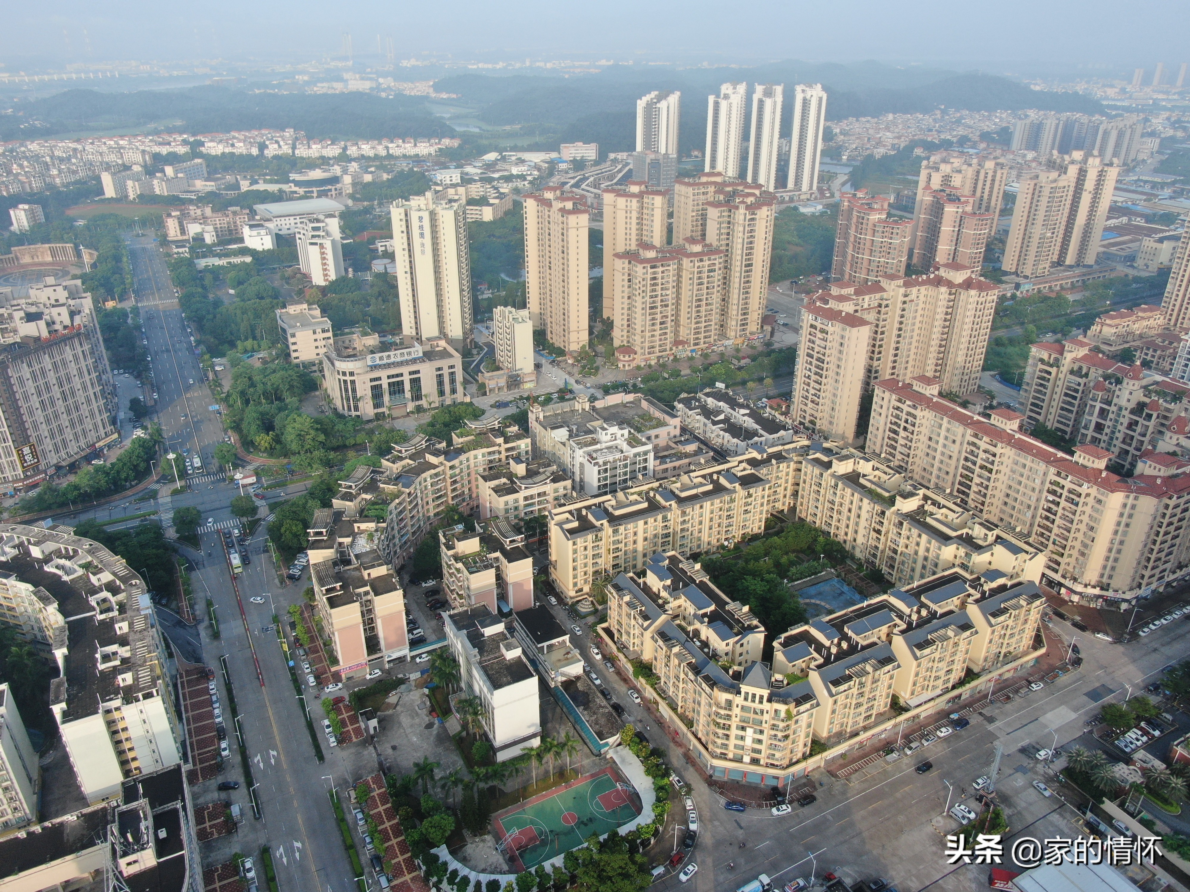 航拍顺德区全景视频,顺德区均安镇航拍