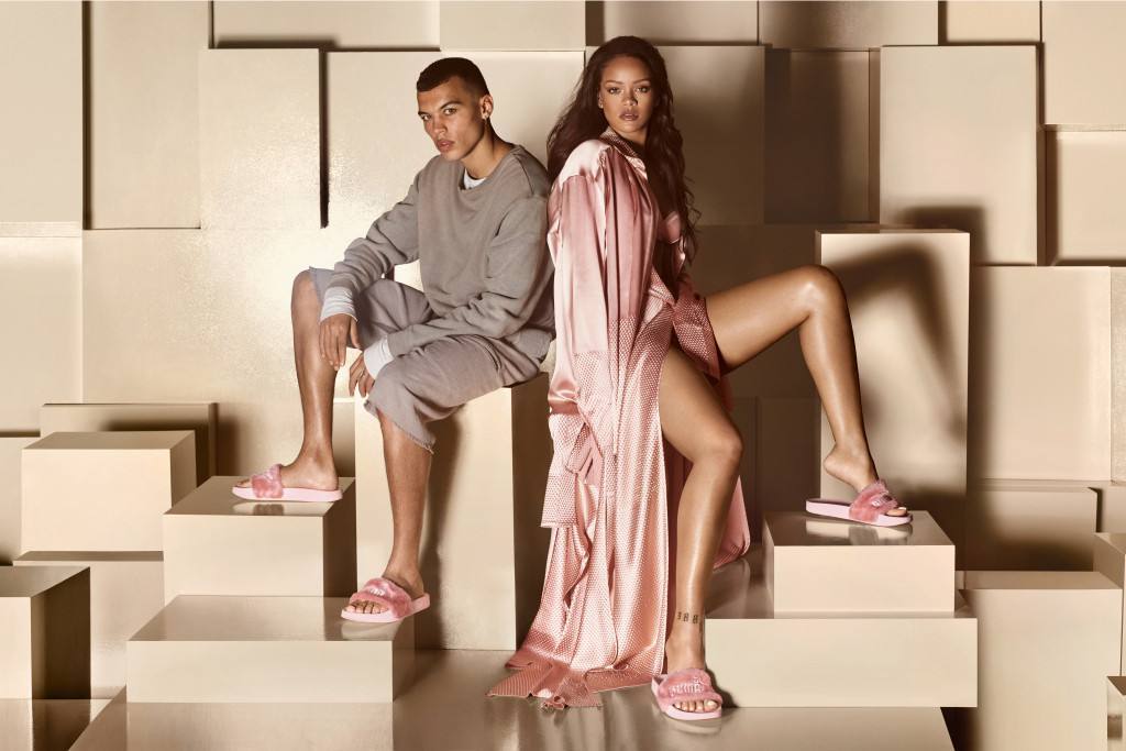 puma蕾哈娜蝴蝶结多少钱,puma蕾哈娜拖鞋码数