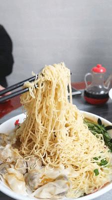 藏在巷子里的广东云吞面,老广州云吞面