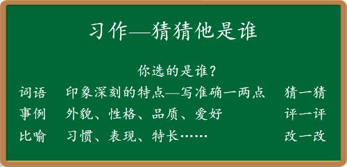 猜猜他是谁三年级作文200左右,小学语文三年级第五单元教学设计