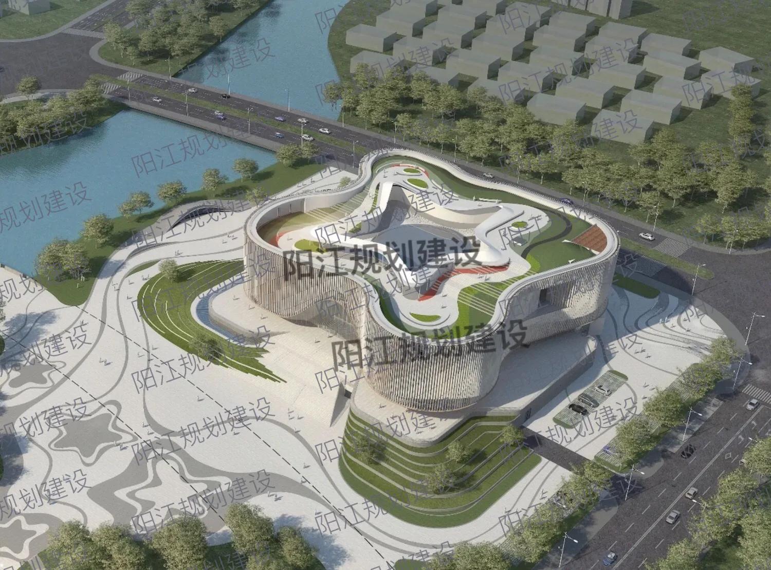 七馆一中心效果图,七馆合一项目