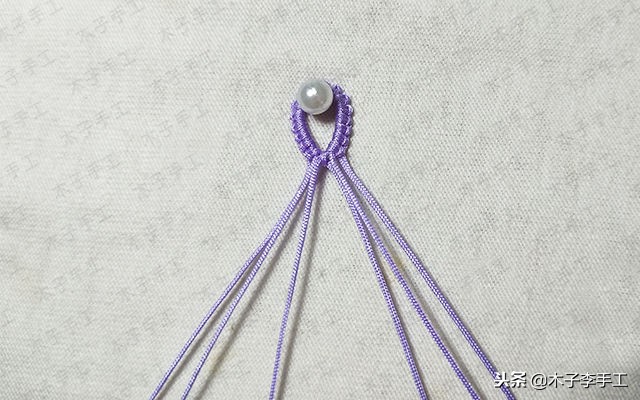 心形手链编法图解视频,手工串珠心形笔筒图解大全