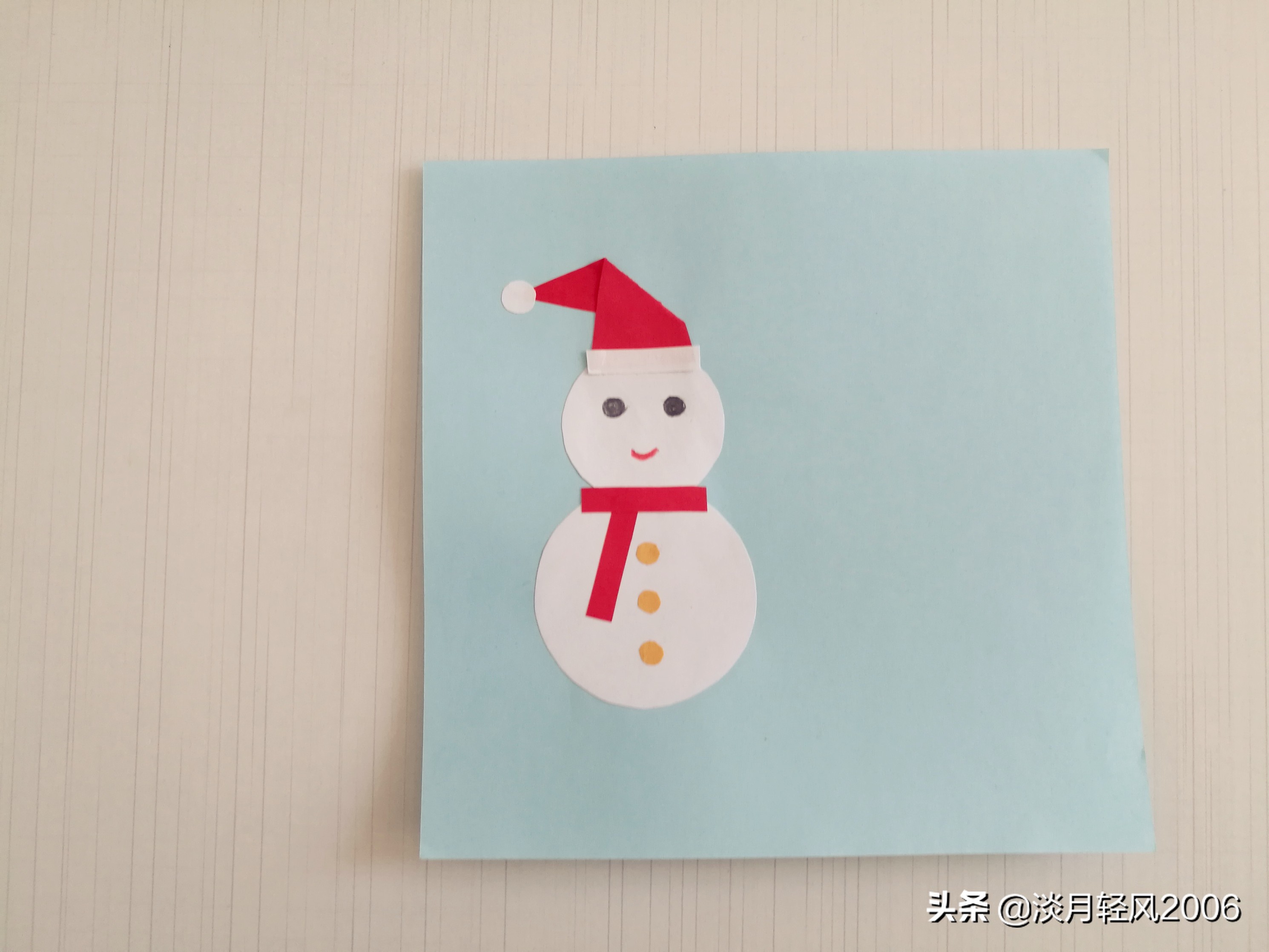 幼儿园创意手工新年贺卡简单一点,圣诞节幼儿手工贺卡制作