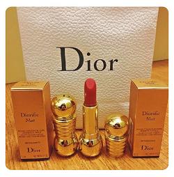 迪奥金管口红,迪奥18年圣诞小金管