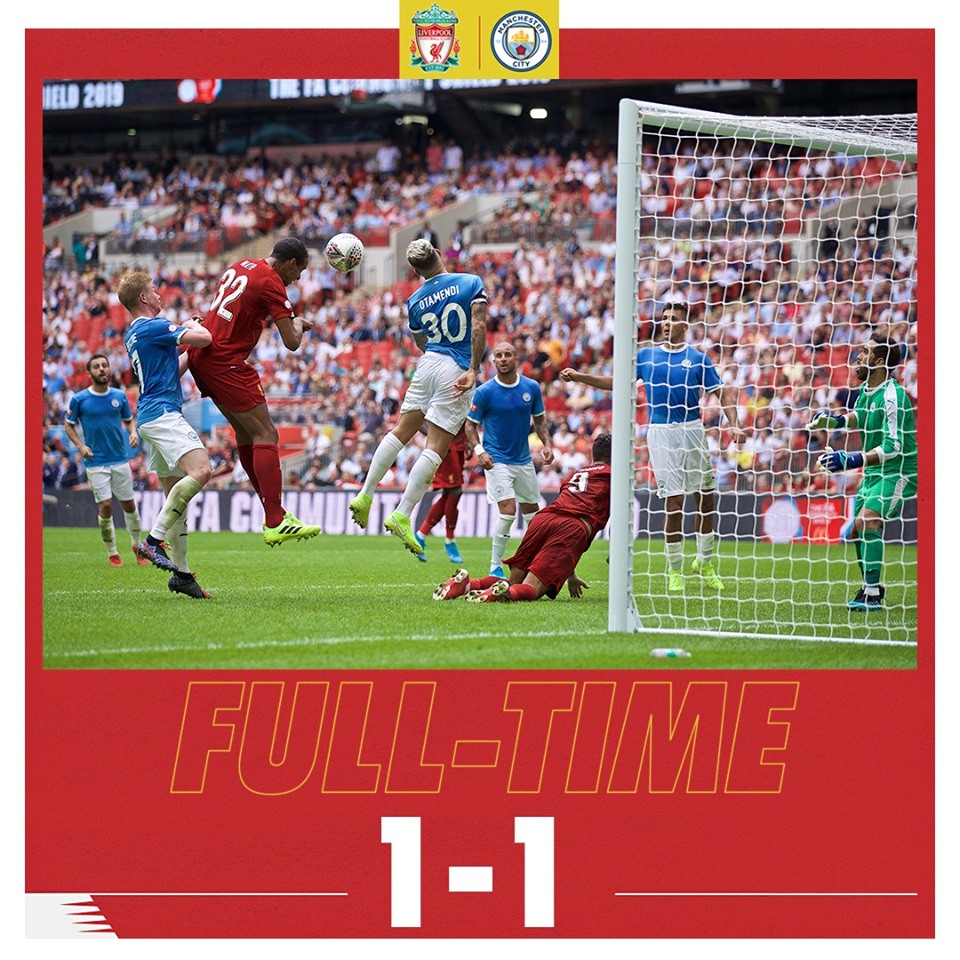 利物浦永不独行克洛普,利物浦社区盾杯夺冠阵容