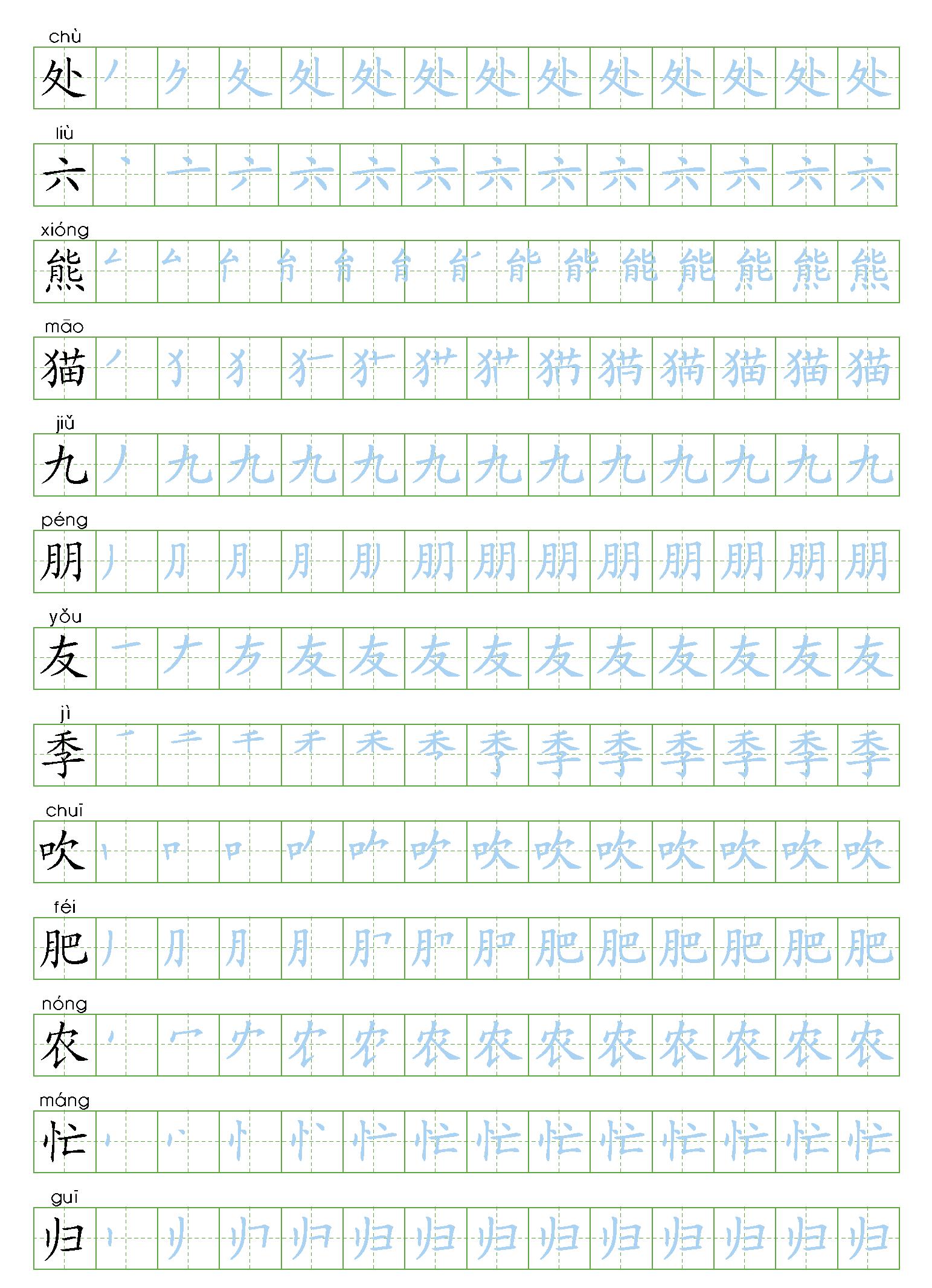 人教版语文二年级上册知识点复习,暑假二年级上册语文预习重点归纳