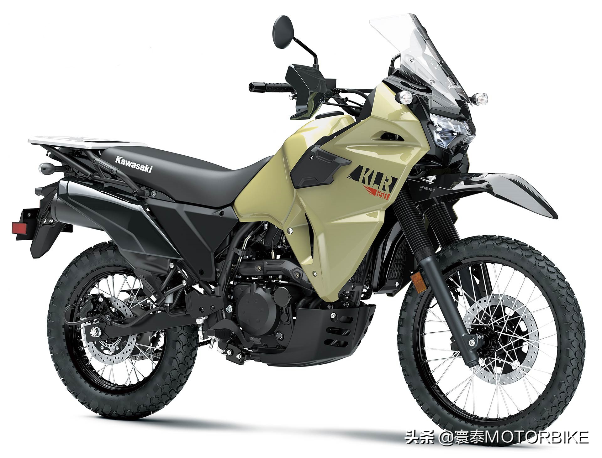 川崎KLR650“重装”回归！成为大单缸拉力车阵中一枝独秀