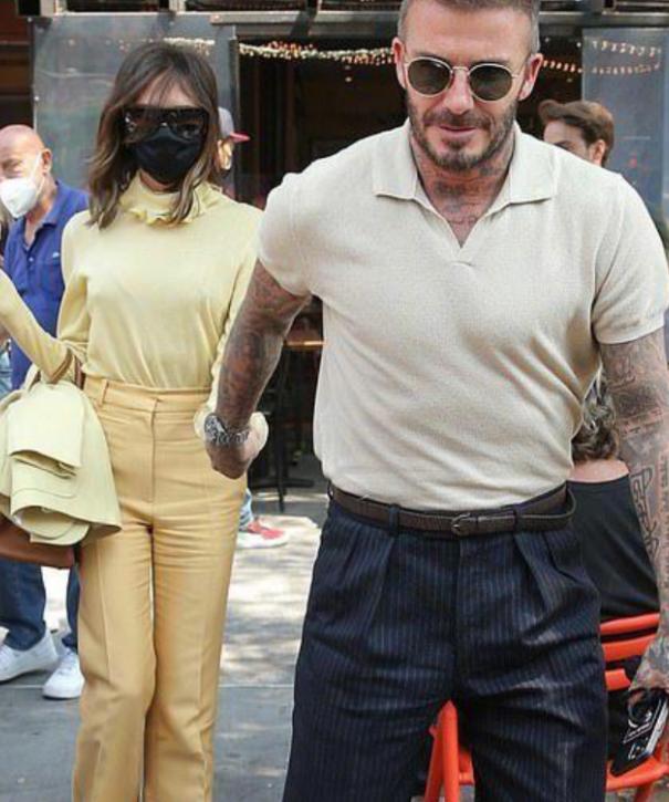 贝克汉姆街头约会被拍,贝克汉姆维多利亚写真