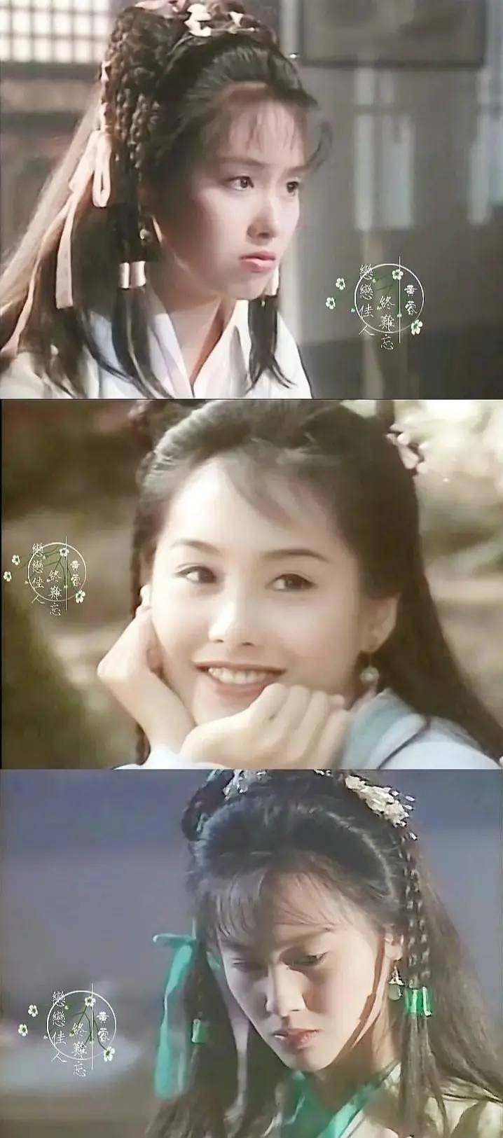 有齐刘海的古装编发,无刘海古装发型编发