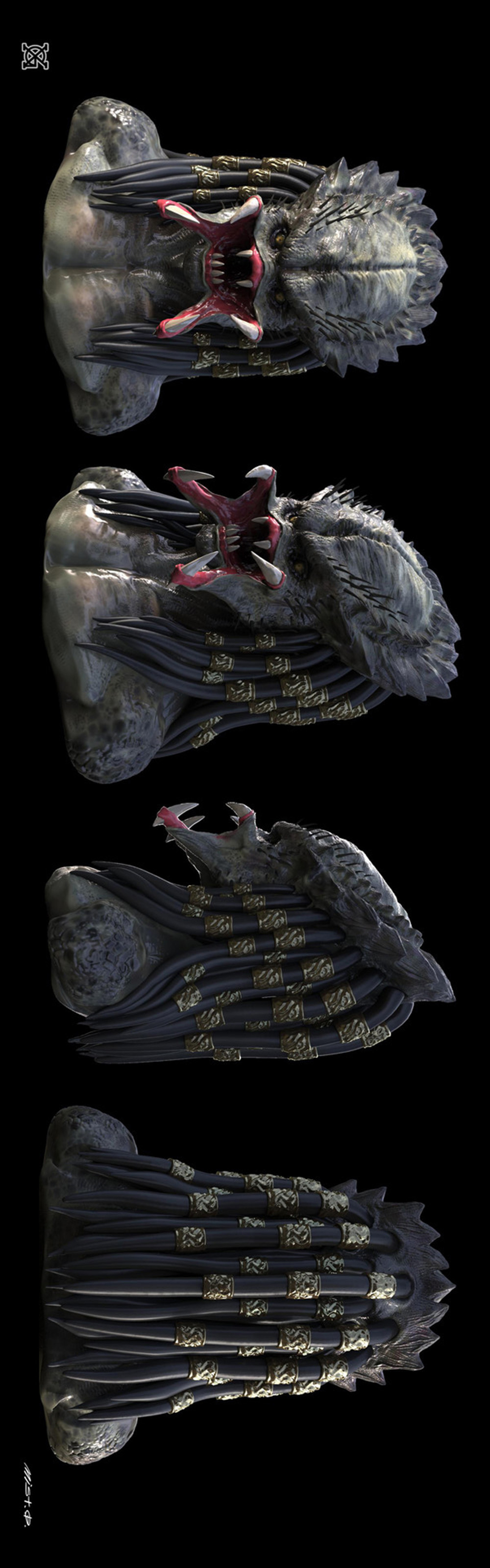 异形的宿敌铁血战士,异形大战铁血战士原画