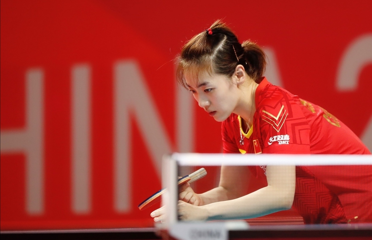 刘诗雯在奥运中的颜值排名,奥运模拟赛乒乓球女团完整版