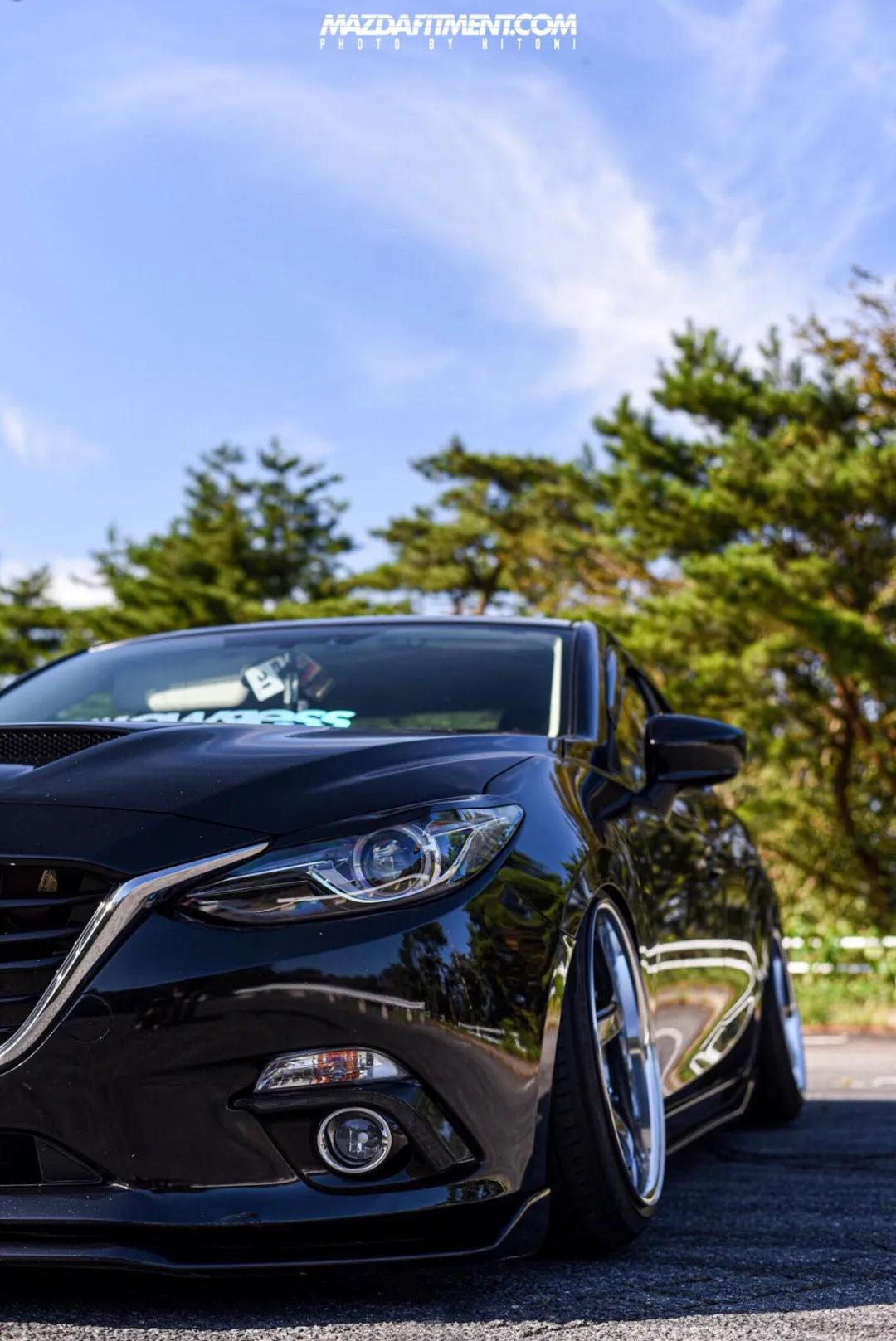 马自达3次世代昂克赛拉下赛道,次世代马自达3昂克赛拉上车效果