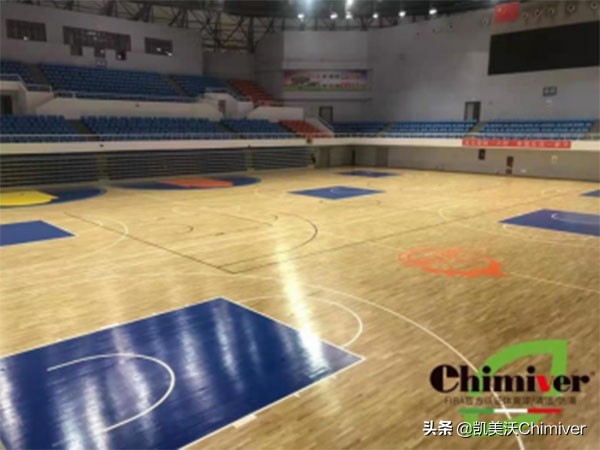 高档篮球地板工艺,篮球木地板国风配色