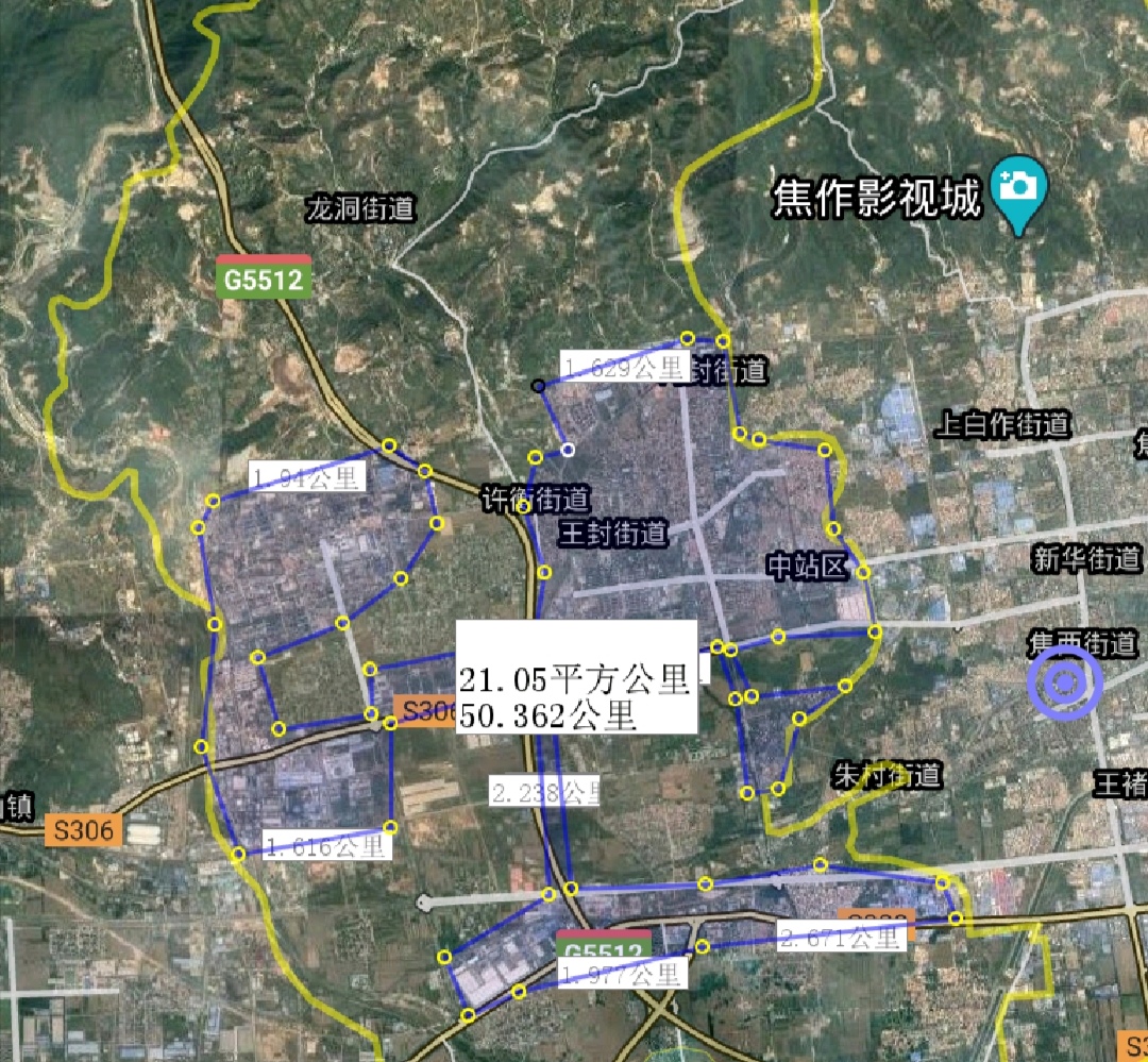 焦作市示范区最新规划图,焦作城市排名