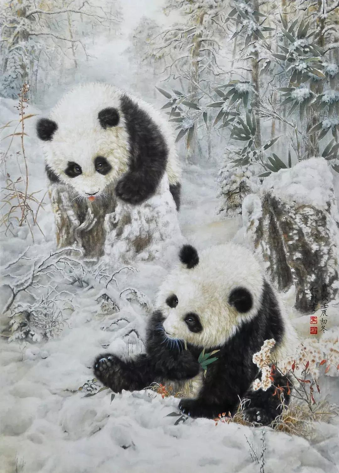 画100种可爱小萌物熊猫,怎么画熊猫简单又可爱