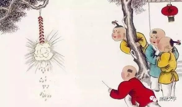 国画红红火火过大年,公司红红火火过大年