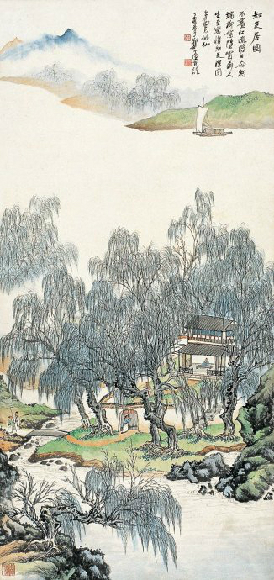 郑午昌书法真迹欣赏,郑午昌花鸟图100幅