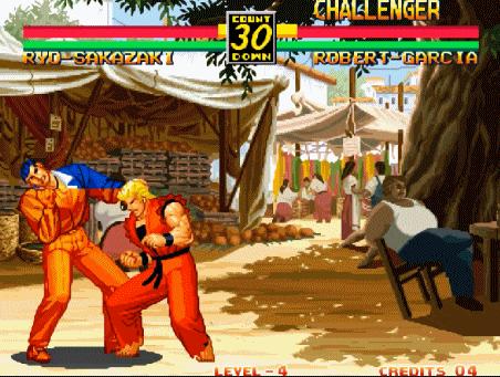 街机格斗游戏龙虎之拳,街机龙虎之拳