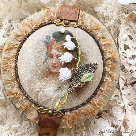 珠绣刺绣图案,像十字绣一样的珠绣