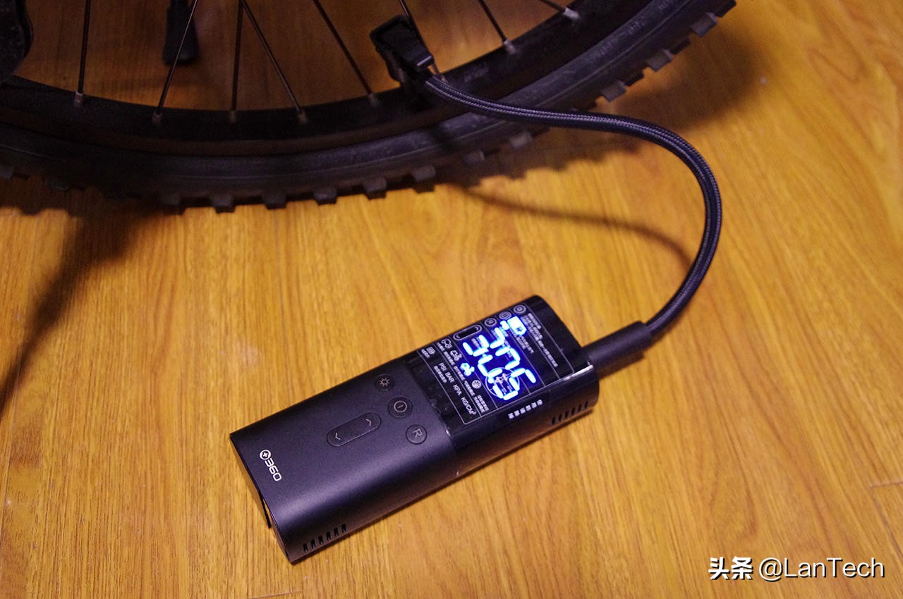 车载充气泵出行无忧携带方便,360车载充气泵