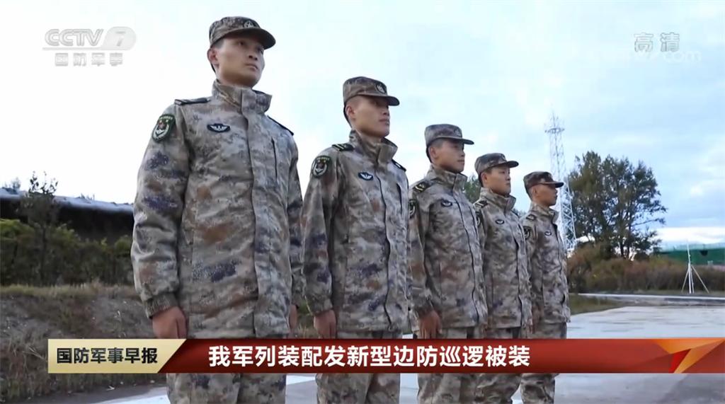 解放军新式边防迷彩全套,解放军新式边防巡逻服