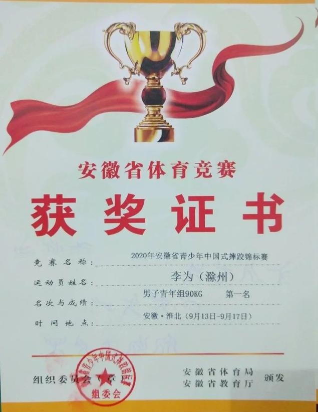 2021年安徽青少年摔跤锦标赛,安徽省青少年摔跤锦标赛