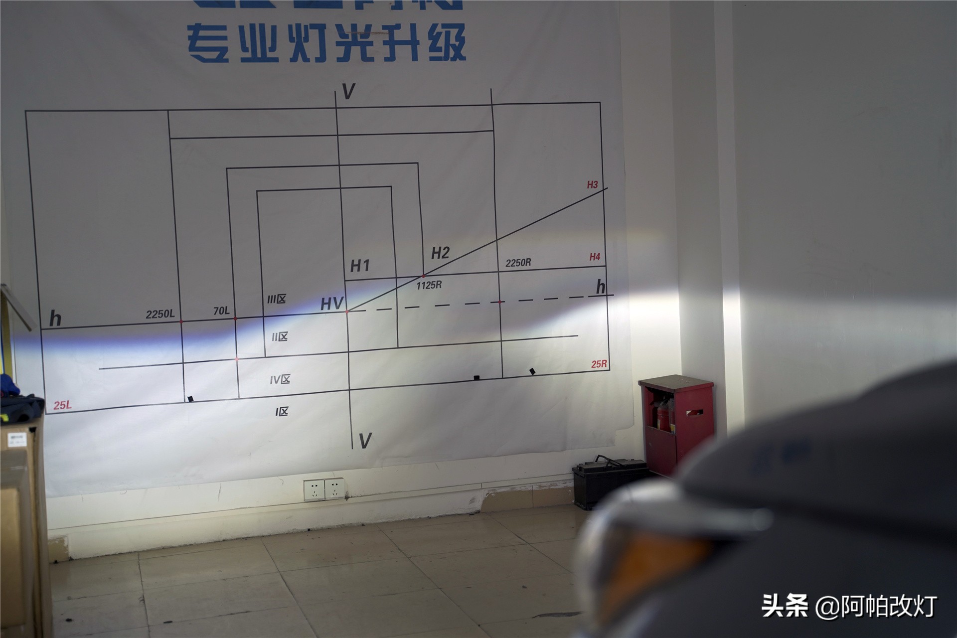 汉兰达汽车灯光近光灯升级,广州丰田汉兰达大灯改装全过程