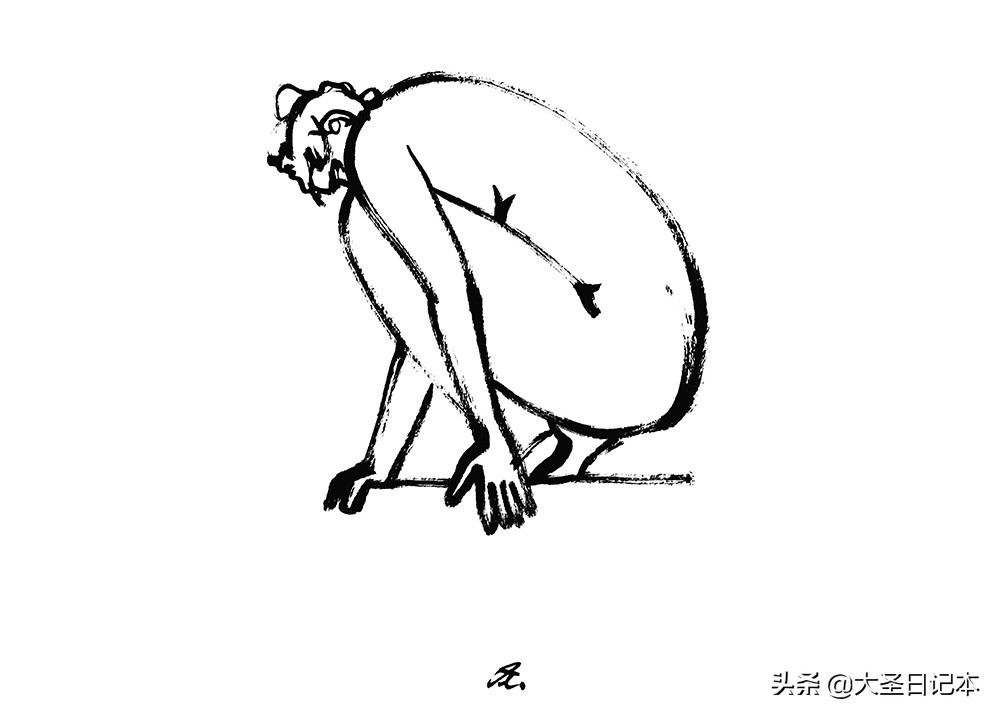 漫画现场临摹,人物写生漫画速写