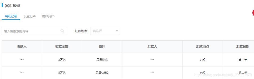 地府后台系统,程序员后台管理