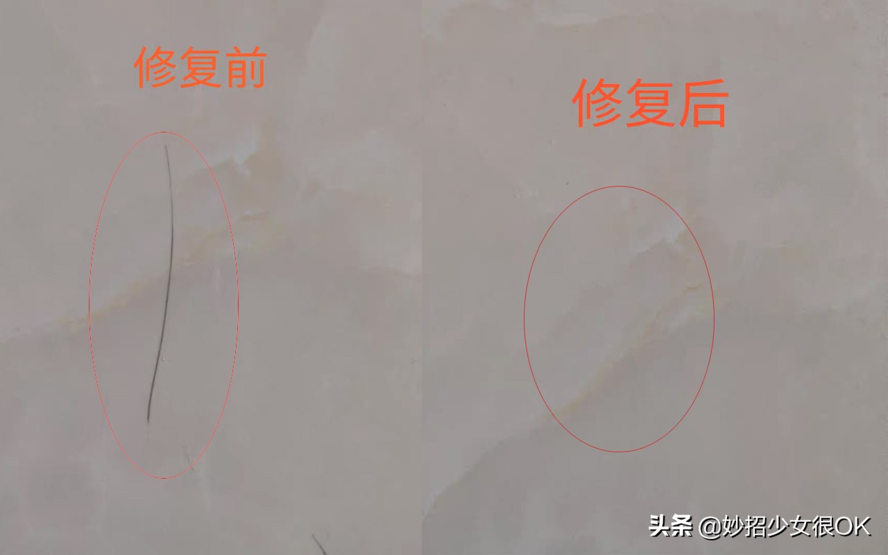 瓷砖上有一条条类似划痕是为什么,装修完瓷砖表面有很多划痕怎么办