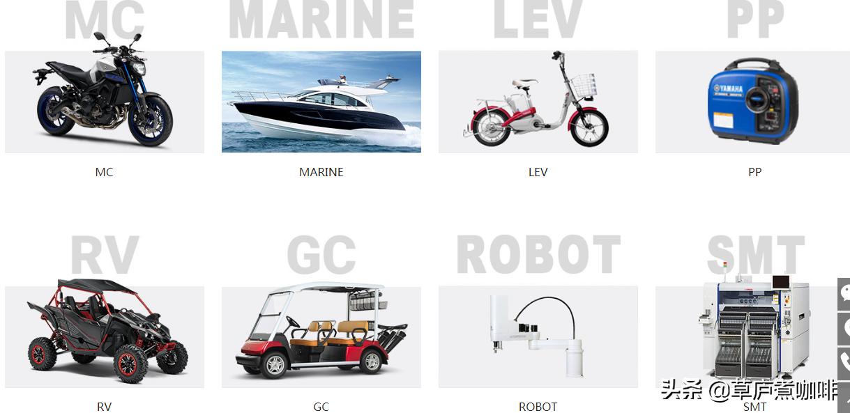 雅马哈公司开挂发展史,雅马哈公司旗下的所有产品