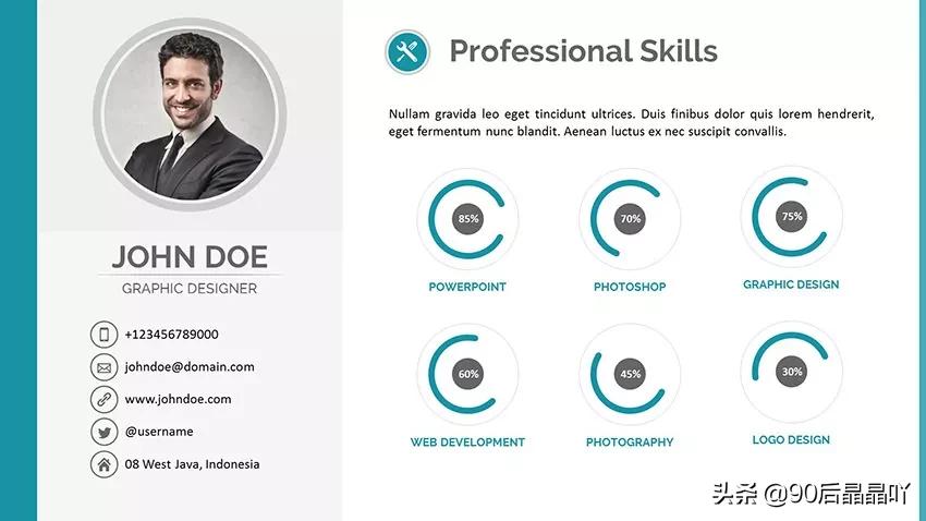 ppt个人简历模板制作教程,powerpoint自我介绍ppt模板