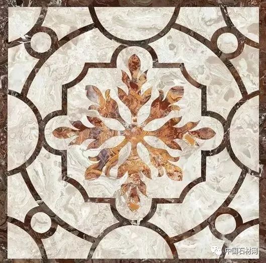 卫生间花洒水刀拼花效果图,高清水刀拼花图片