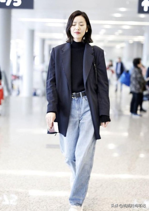 超级火爆的老爹裤,今年最火网红老爹裤