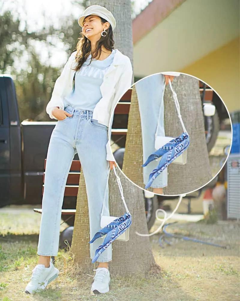 一条方丝巾怎么穿出时尚,素色丝巾的系法大全简单又好看