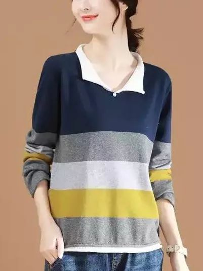 秋款垂感慵懒风针织衫配什么裤子,秋季到了针织衫搭配牛仔裤