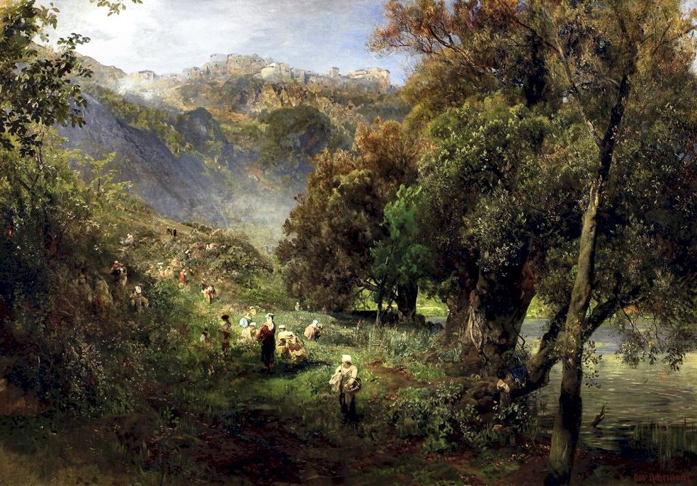 德国油画作品大图,德国艺术油画欣赏