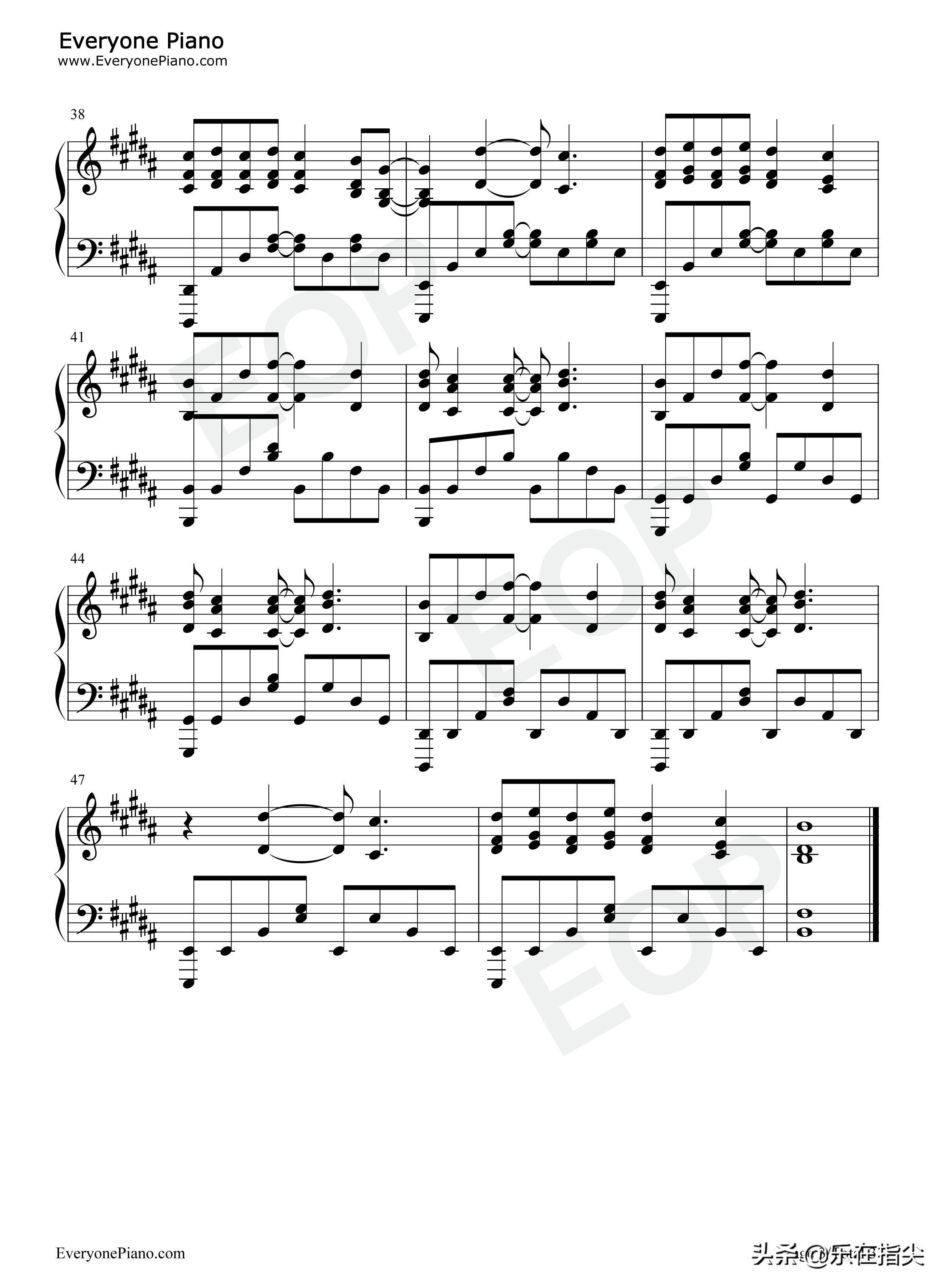 防弹少年团flytomyroom钢琴谱,防弹少年团ineedu钢琴简谱