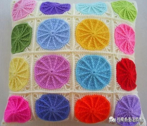 独一无二的抱枕套钩织教程,枕头套毛线钩织教程视频