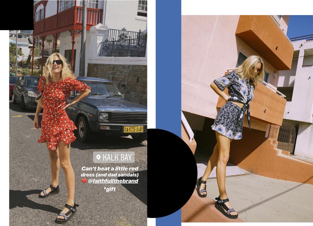 镂空丑萌老爹凉鞋,老爹凉鞋穿搭