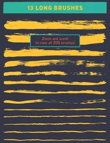 只听说过PS笔刷？这300款AI插画笔刷，1分钟给你想要的效果