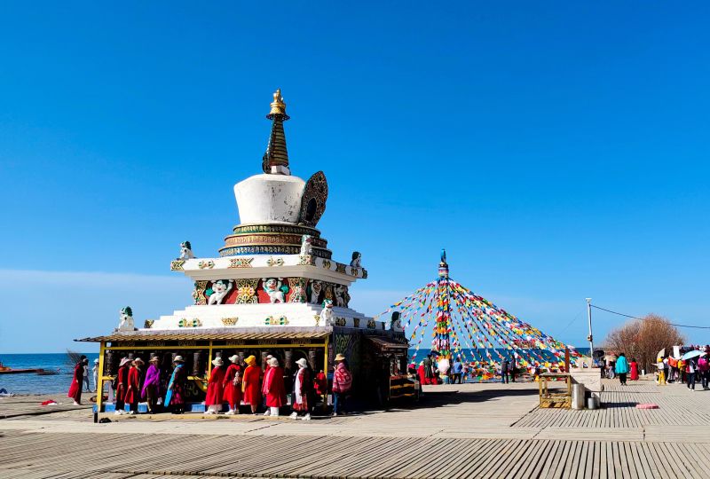 大西北札记,大西北之旅青海湖8月