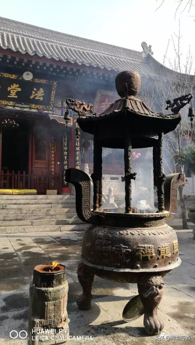 西安市东大街著名寺院卧龙寺,西安古寺青龙寺