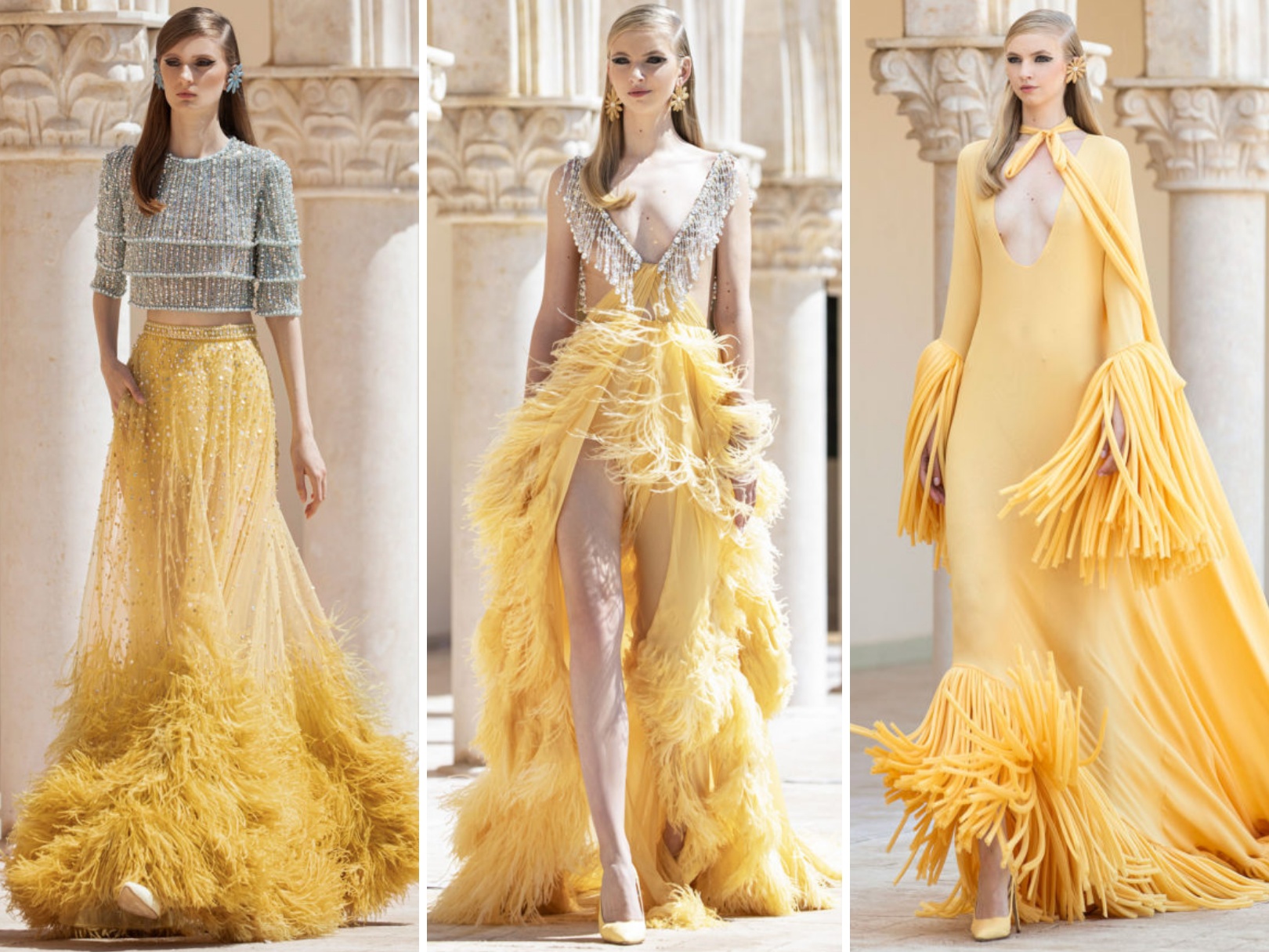 georgeshobeika高定秀红色,georgeshobeika2023春夏高定