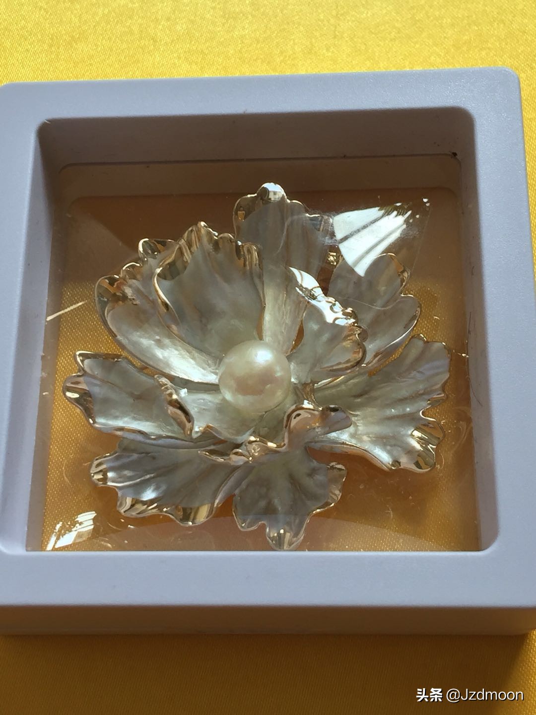 珍珠高级感胸针,天然珍珠时尚款胸针