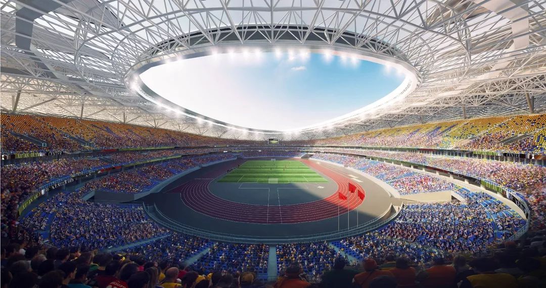 西安奥体中心石榴花体育馆,西安奥体中心全景剧透