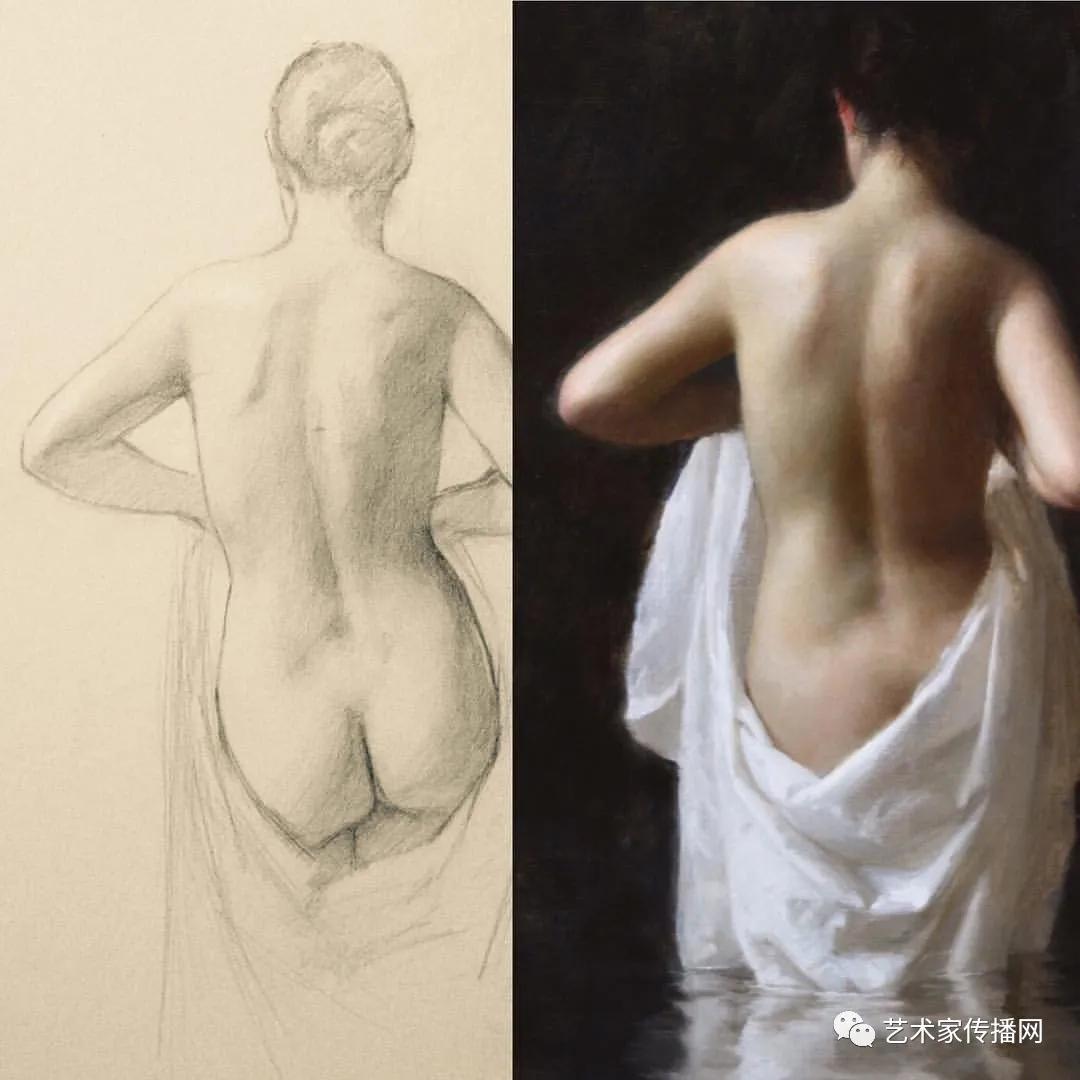 美国写实油画大师作品欣赏,写实油画中国女肖像脸部调色技巧