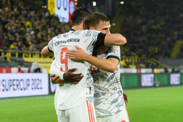 拜仁3-1逆转击败门兴,拜仁4-0莱万集锦