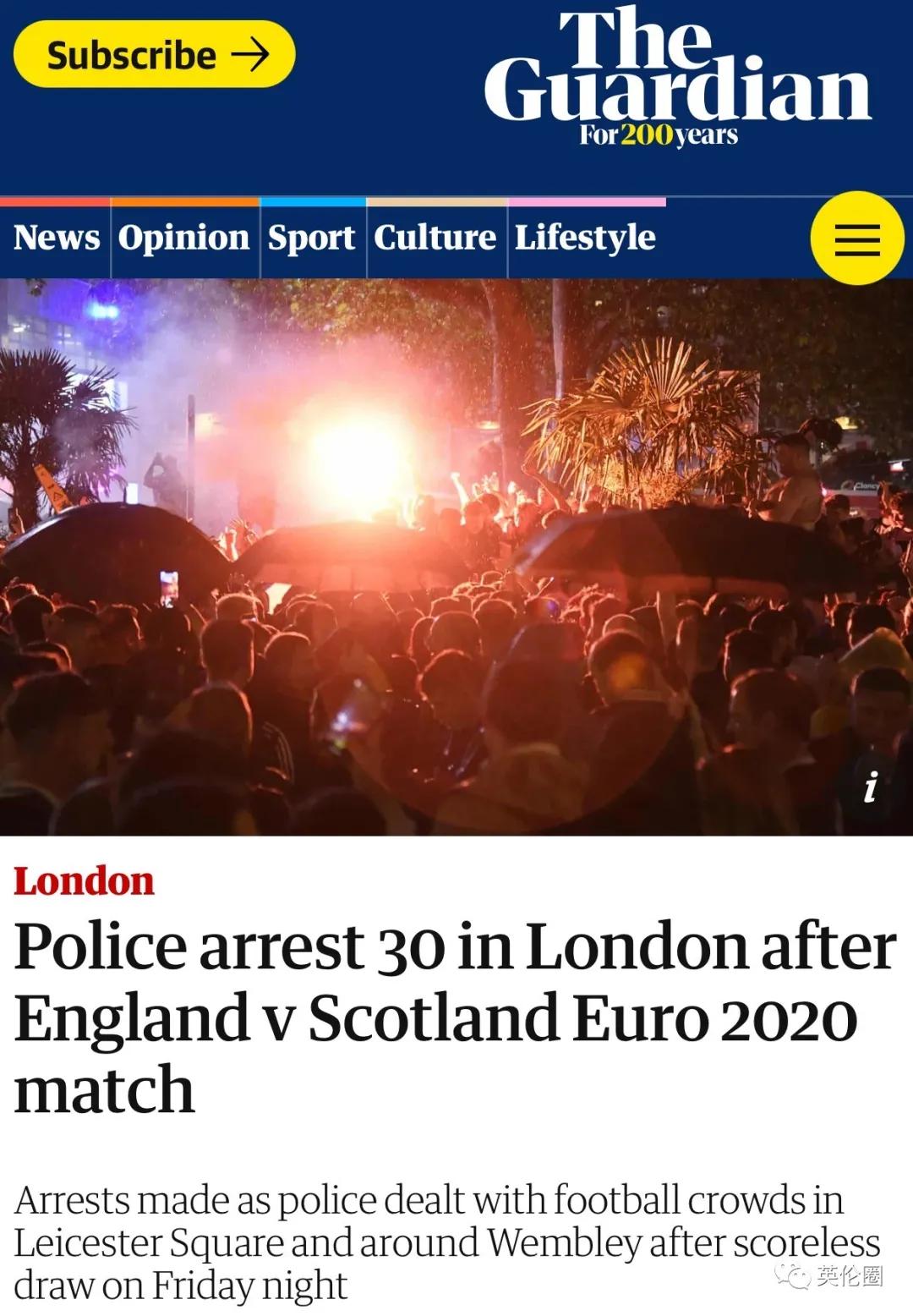 街头斗殴、醉酒裸奔...一大波短裙男子不顾警告涌入伦敦