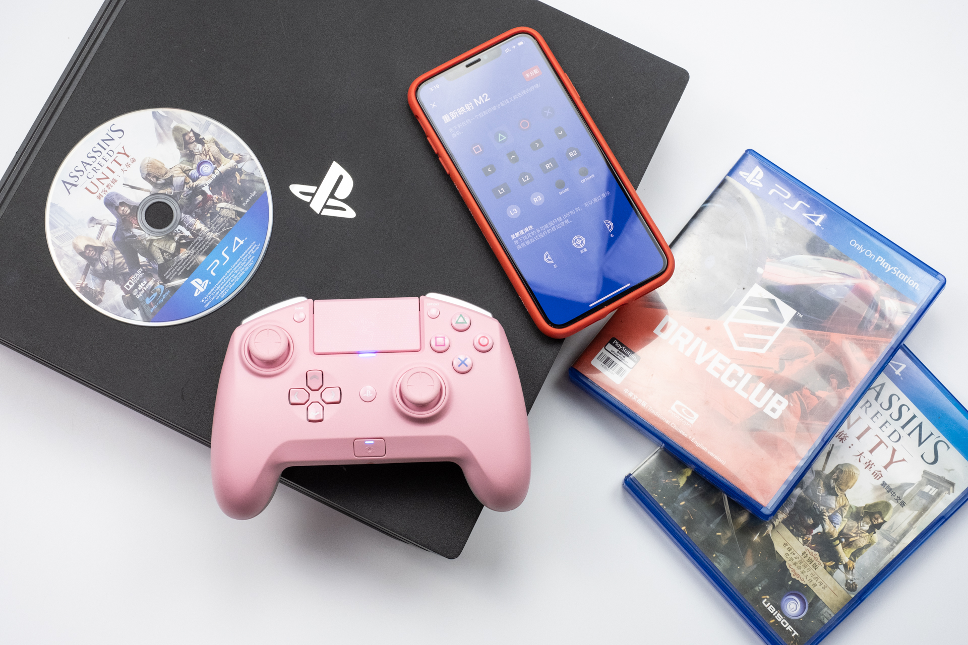 playstation5white手柄,ps4手柄p5限定